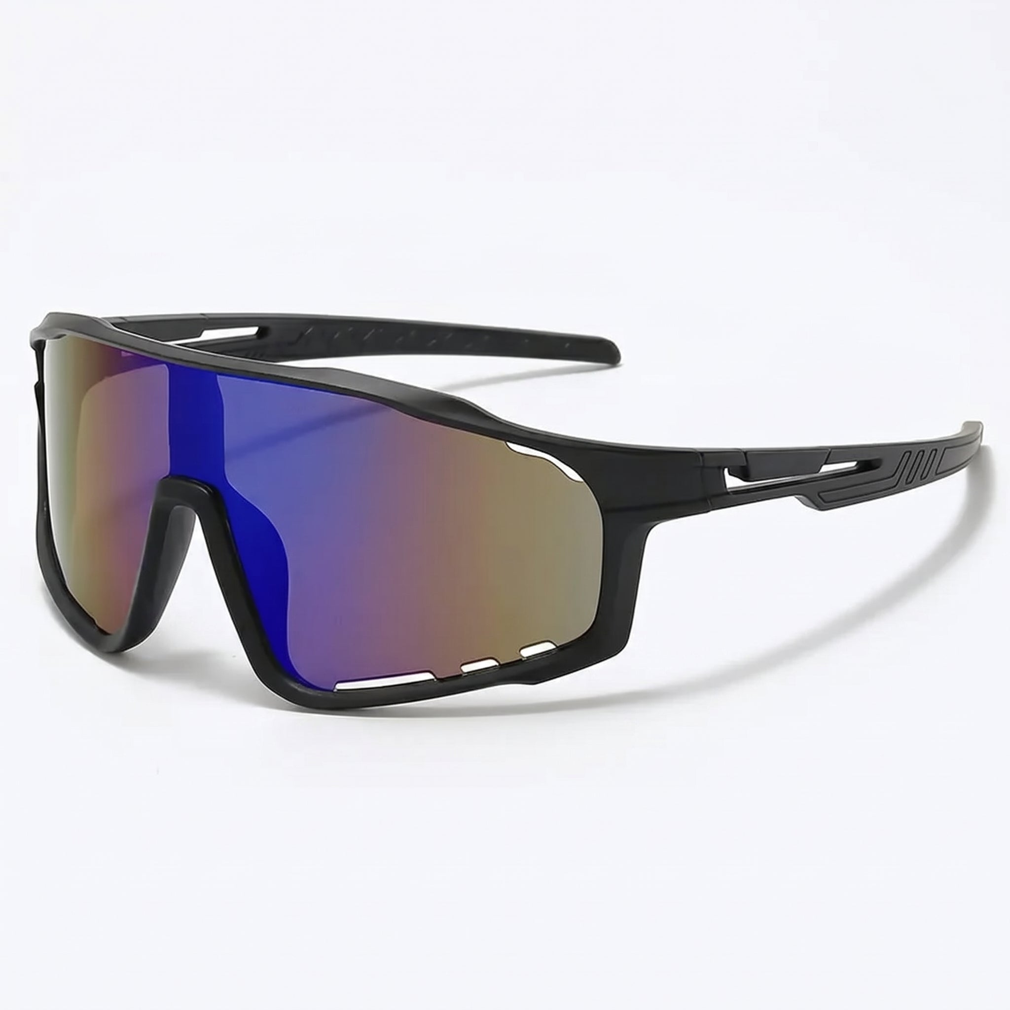 Apex Photochromatic Shield - Black frame with Galaxy Mirror lens