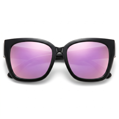 Tuvily Fit Over — Galaxy Mirror (Black + Purple-Pink Mirror)