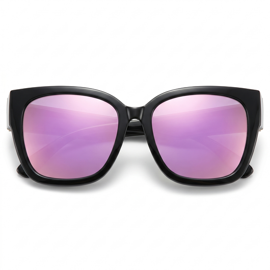 Tuvily Fit Over — Galaxy Mirror (Black + Purple-Pink Mirror)