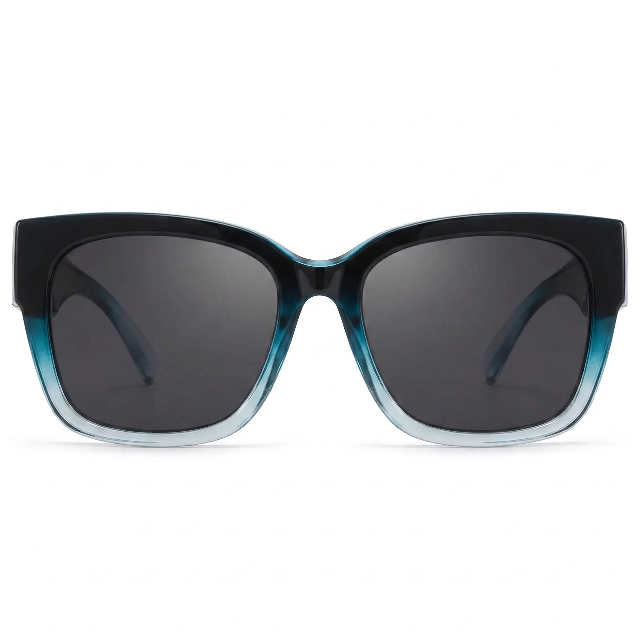 Tuvily Fit Over — Cobalt Blue (Black-to-Blue Gradient)