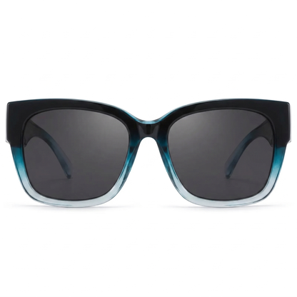 Tuvily Fit Over — Cobalt Blue (Black-to-Blue Gradient)