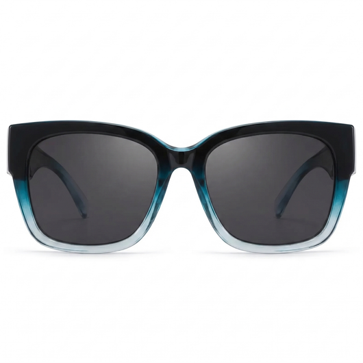 Tuvily Fit Over — Cobalt Blue (Black-to-Blue Gradient)